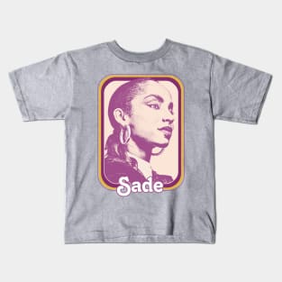 Sade // Retro 80s Style Fan Design Kids T-Shirt